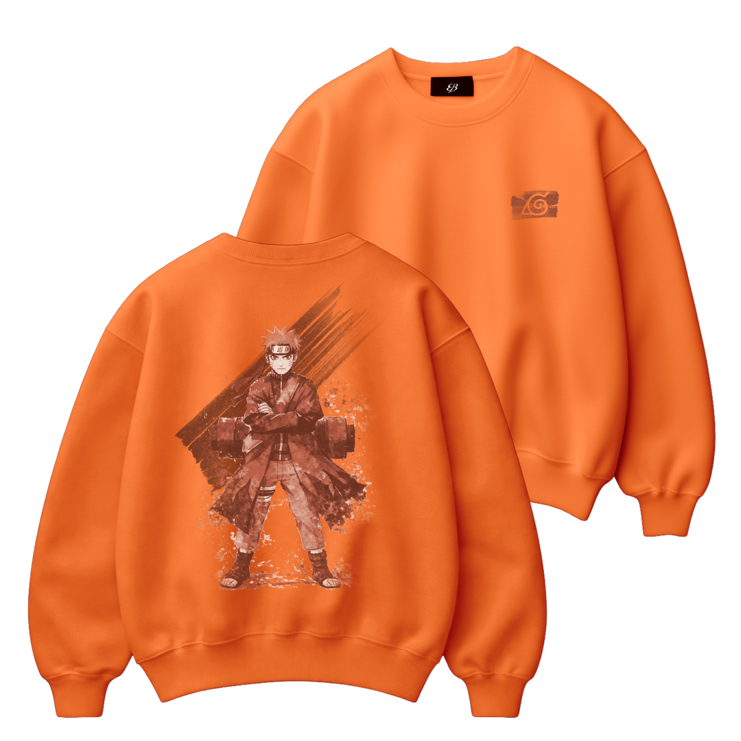 Unisex fox Shinobi -  Premium Heavyweight Boxy Crewneck