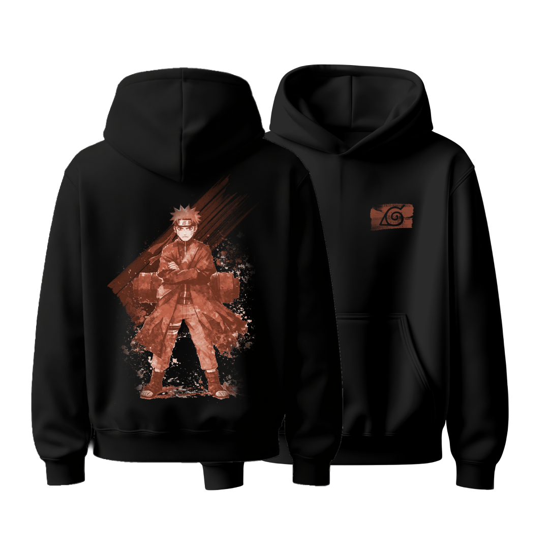Unisex fox Shinobi - Heavyweight Oversized Boxy Hoodie