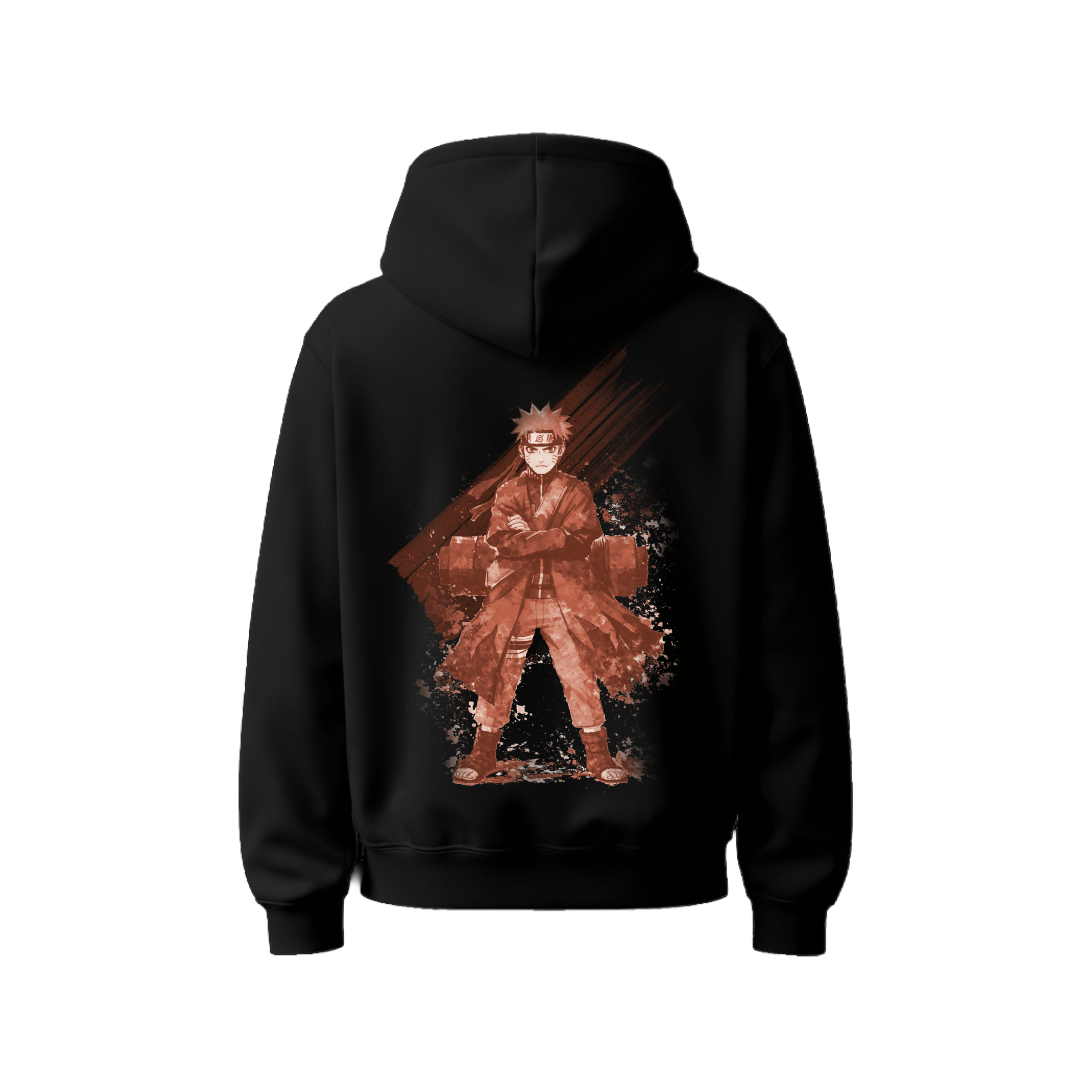 Unisex fox Shinobi - Heavyweight Oversized Boxy Hoodie
