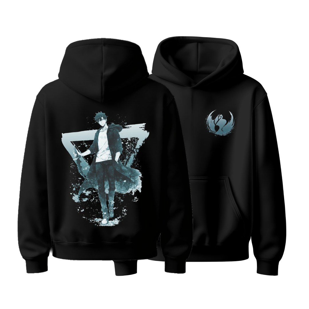 Unisex ghost Walker - Heavyweight Oversized Boxy Hoodie