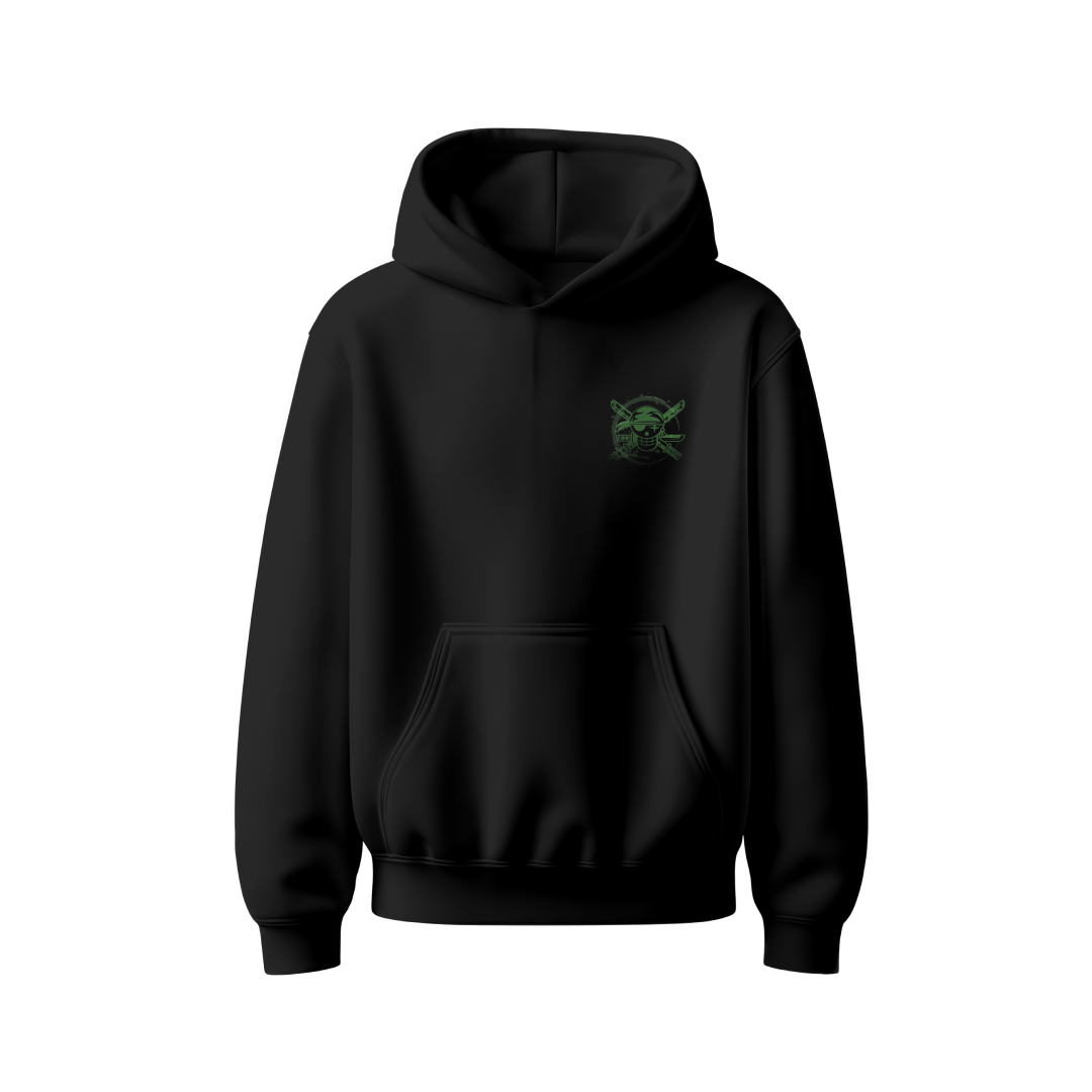Unisex emerald Samurai - Heavyweight Oversized Boxy Hoodie