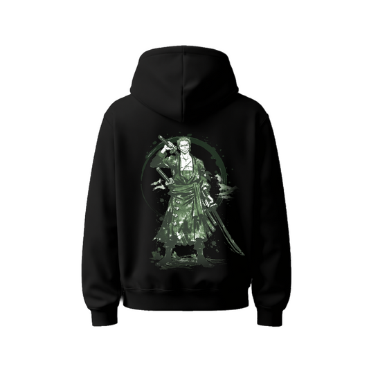 Unisex emerald Samurai - Heavyweight Oversized Boxy Hoodie