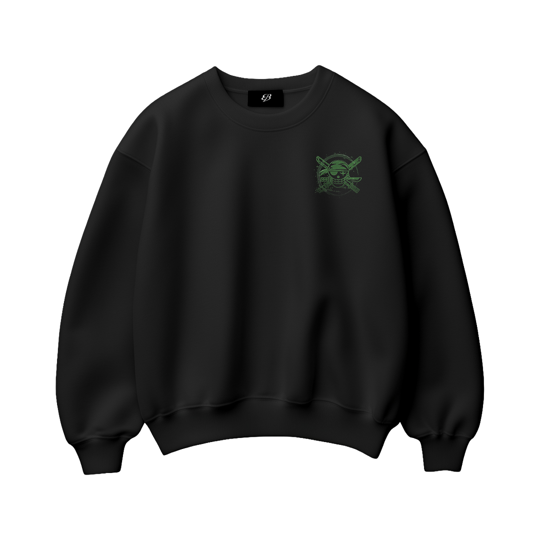 Unisex emerald Samurai -  Premium Heavyweight Boxy Crewneck