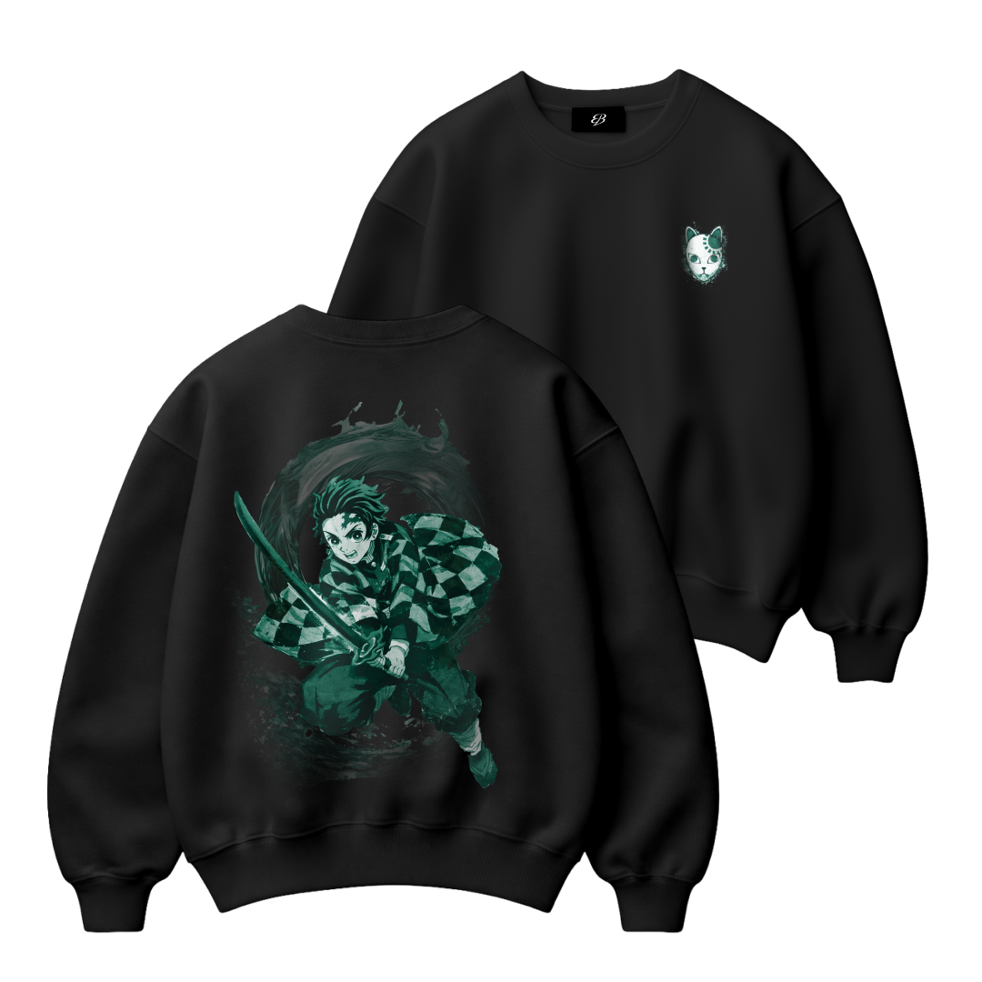 Unisex shadow Hunter -   Premium Heavyweight Boxy Crewneck