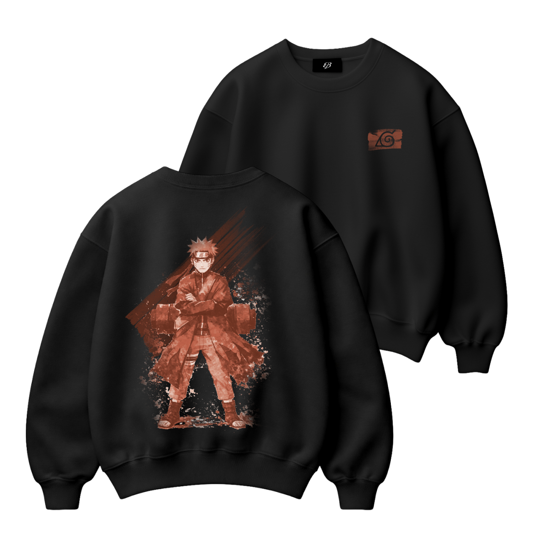 Unisex fox Shinobi -  Premium Heavyweight Boxy Crewneck
