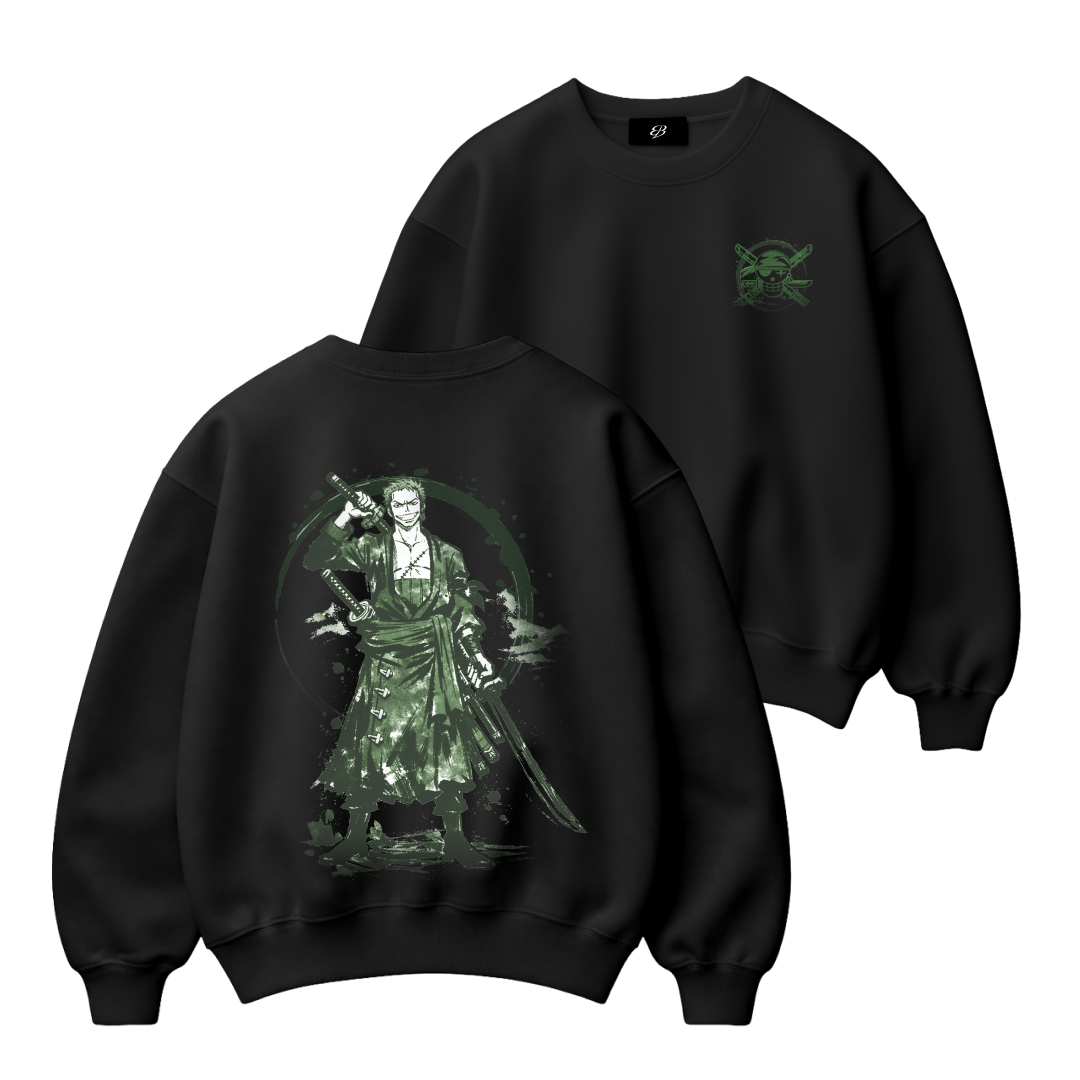 Unisex emerald Samurai -  Premium Heavyweight Boxy Crewneck
