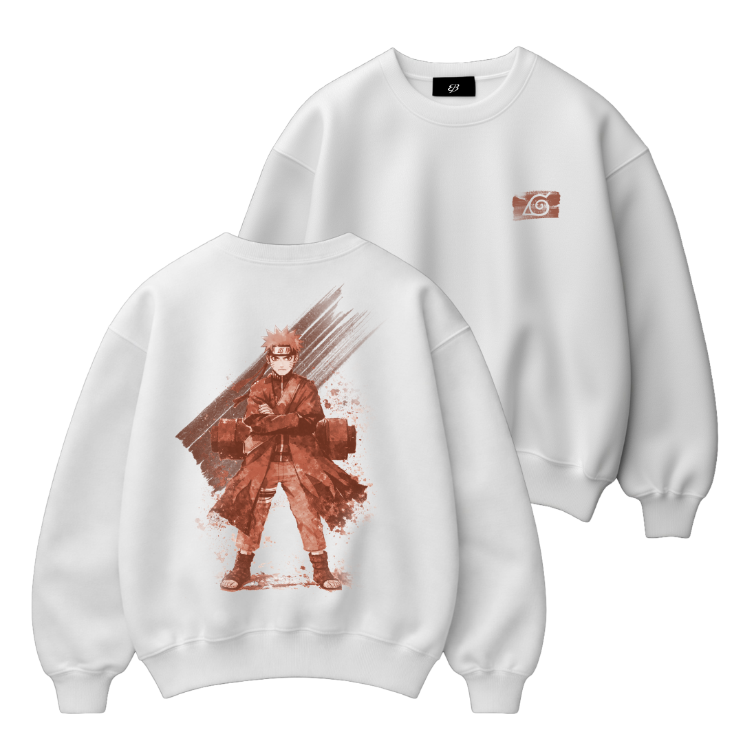 Unisex fox Shinobi -  Premium Heavyweight Boxy Crewneck