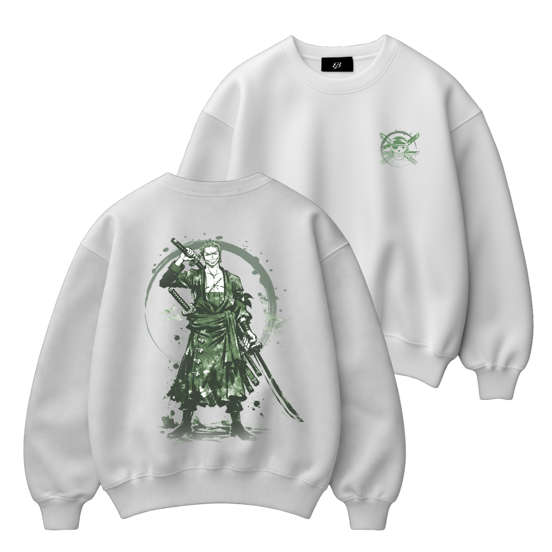 Unisex emerald Samurai -  Premium Heavyweight Boxy Crewneck