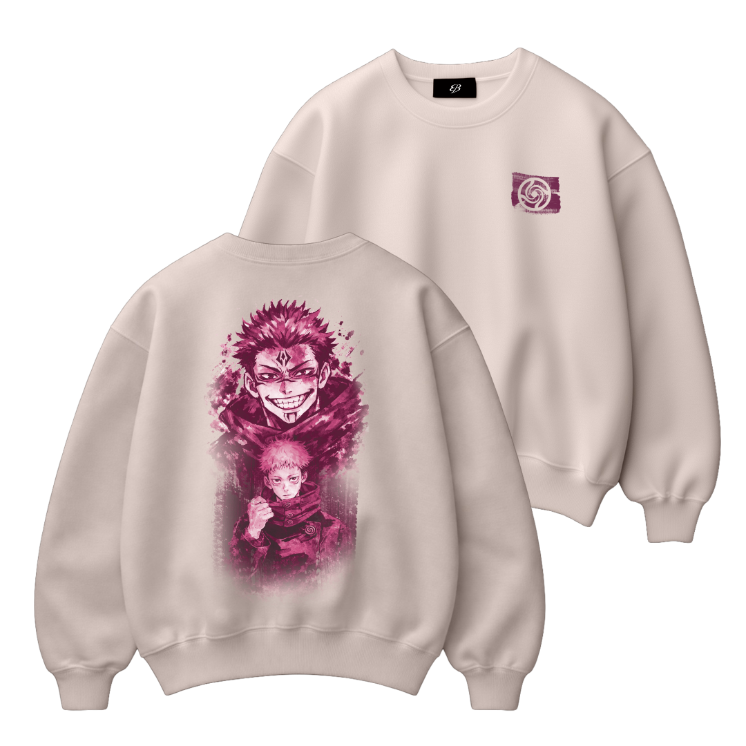 Unisex possessed Warrior -  Premium Heavyweight Boxy Crewneck