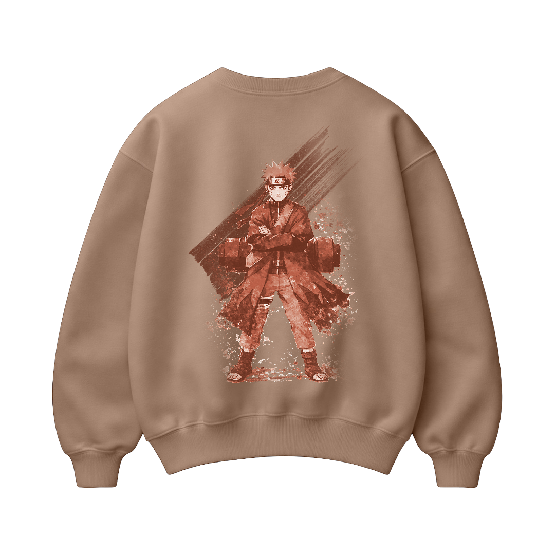 Unisex fox Shinobi -  Premium Heavyweight Boxy Crewneck