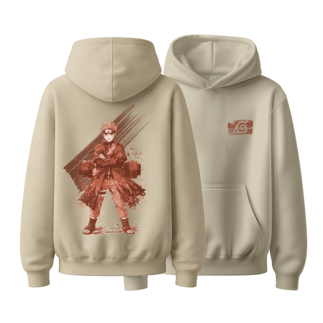 Unisex fox Shinobi - Heavyweight Oversized Boxy Hoodie