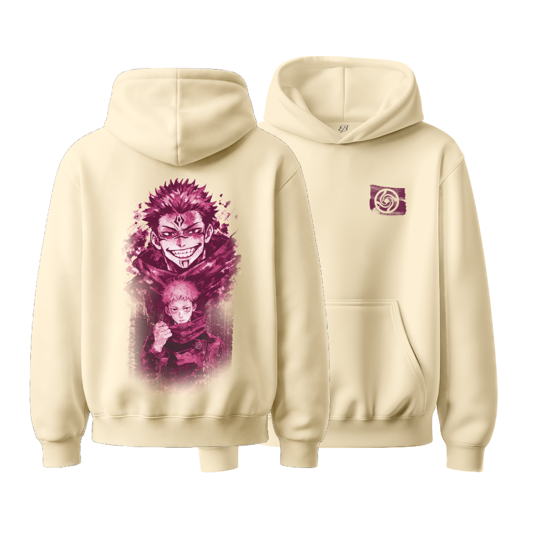 Unisex possessed Warrior - Heavyweight Oversized Boxy Hoodie