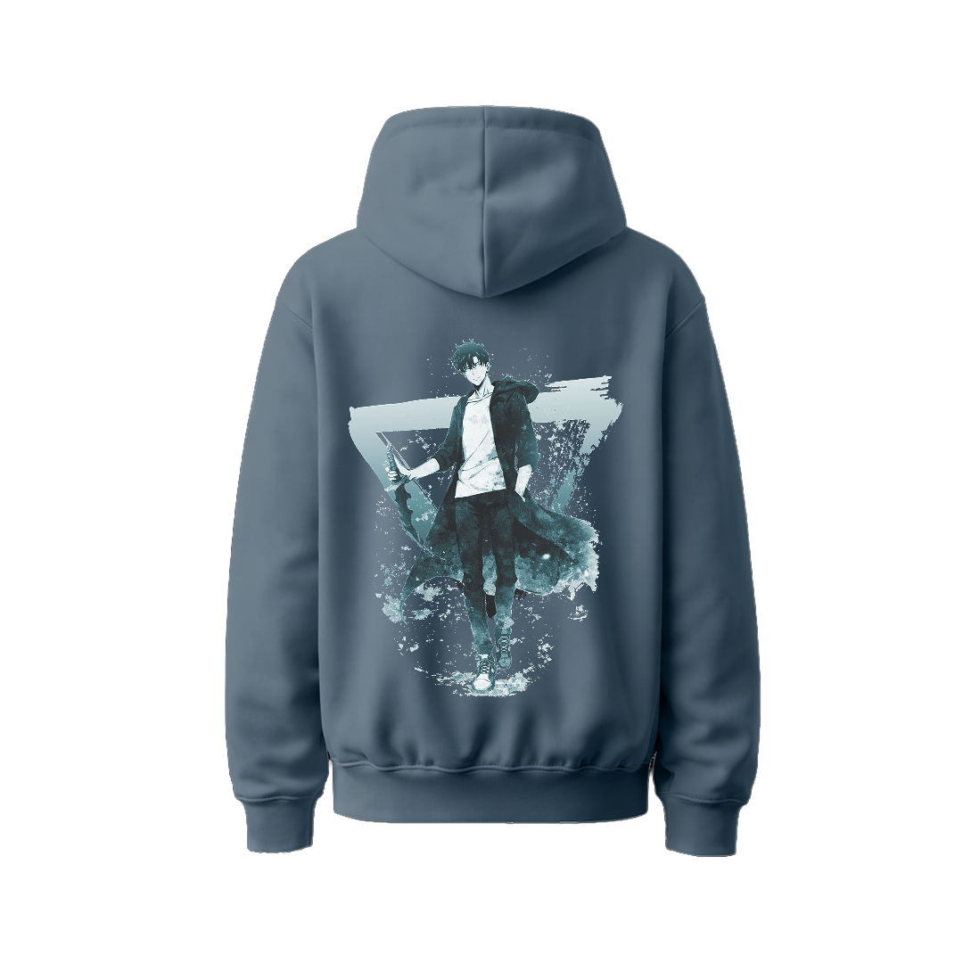 Unisex ghost Walker - Heavyweight Oversized Boxy Hoodie