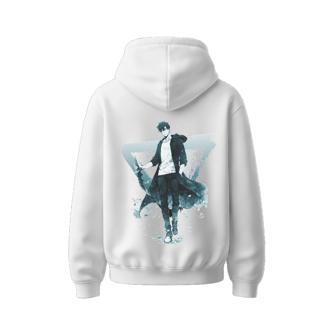 Unisex ghost Walker - Heavyweight Oversized Boxy Hoodie