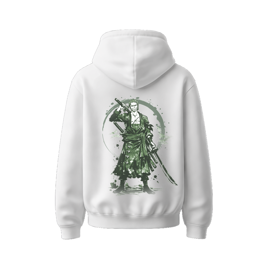 Unisex emerald Samurai - Heavyweight Oversized Boxy Hoodie