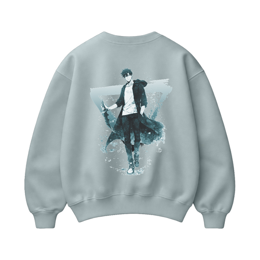 Unisex ghost Walker -   Premium Heavyweight Boxy Crewneck