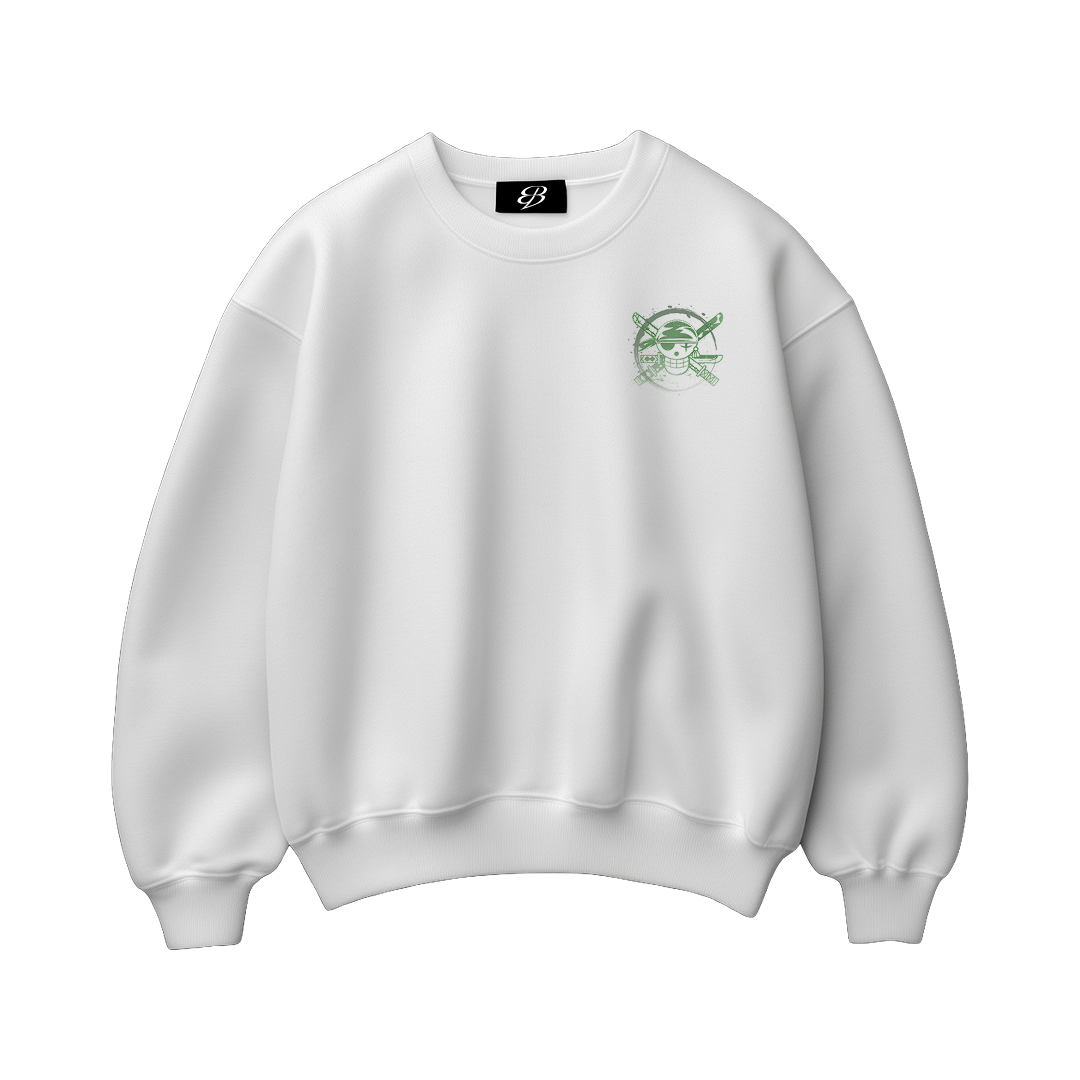 Unisex emerald Samurai -  Premium Heavyweight Boxy Crewneck