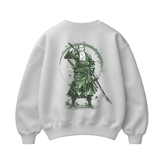 Unisex emerald Samurai -  Premium Heavyweight Boxy Crewneck