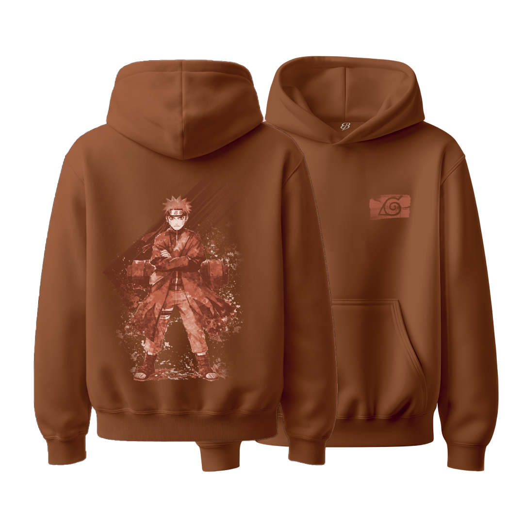 Unisex fox Shinobi - Heavyweight Oversized Boxy Hoodie