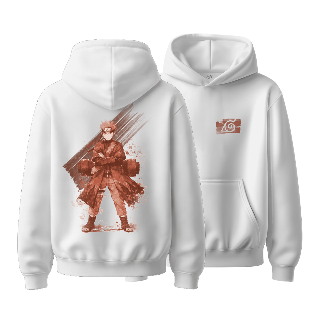 Unisex fox Shinobi - Heavyweight Oversized Boxy Hoodie