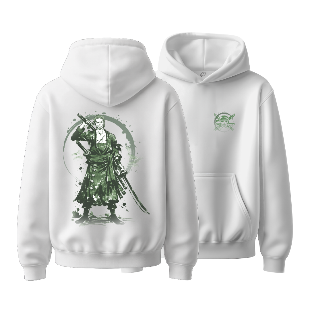 Unisex emerald Samurai - Heavyweight Oversized Boxy Hoodie